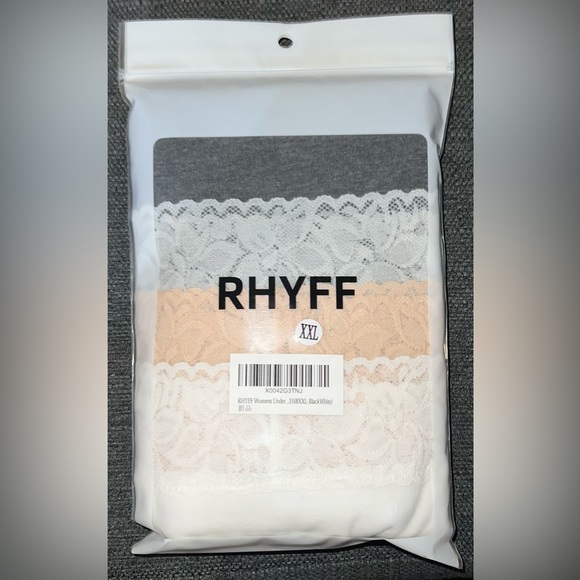RHYFF Women’s Underwear Panties High Cut Lace Panty Stretch Soft Hipster - NWT - Picture 9 of 10